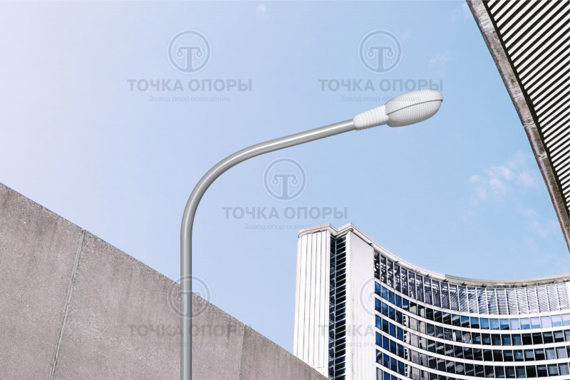 К1-1,5-1,0-Ф4 консольный однорожковый кронштейн