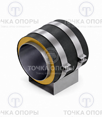 Скользящая опора СПОн 325/400.100 подкладная надземная для труб в ППУ